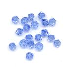 Csiszolt bicone kúpos kristály gyöngy 4 mm Sky Blue 2