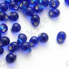 Átlátszó ezüst közepű kobalt kék / Silver Lined Cobalt Blue 9020 5g Miyuki csepp gyöngy 2