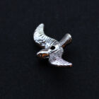 Antikolt ezüst színű repülő madár 3D függő dísz NIKKELMENTES