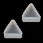 Háromszög alakú fülbevaló szilikon öntőforma 1