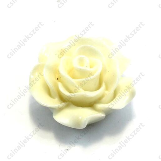 20 mm Fehér rózsa kaboson
