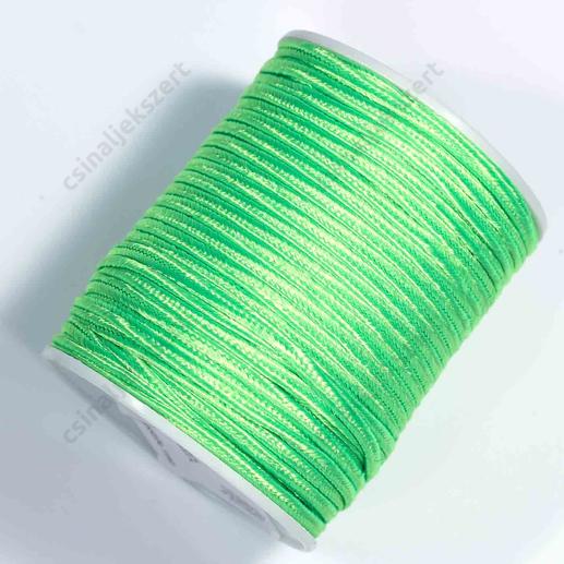 Sárgászöld 3mm-es sujtás zsinór