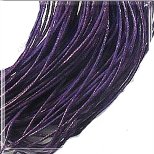 Viaszolt kord szál 1 mm sötét lila