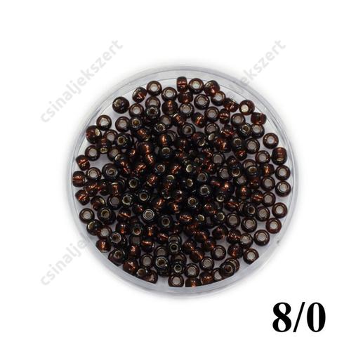 Ezüst közepű céklavörös / Silver Lined Root Beer 9135S 5g 8/0