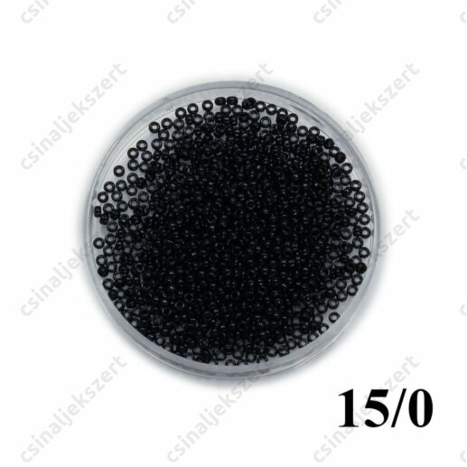 Fekete / Black Opaque 9401 5g 15/0