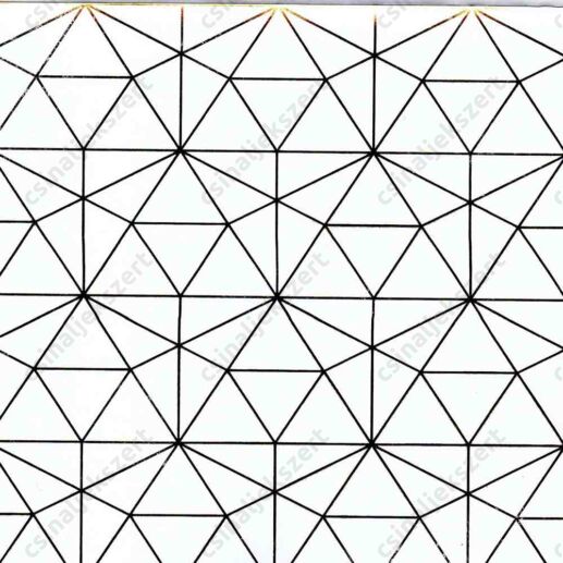 Geometrikus romantika arany fóliás üveglencsés ékszer papír (328)