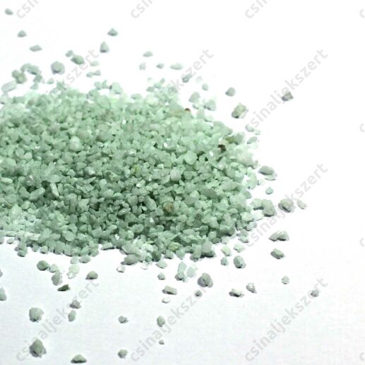 Halvány zöld 1-2 mm apró kavics