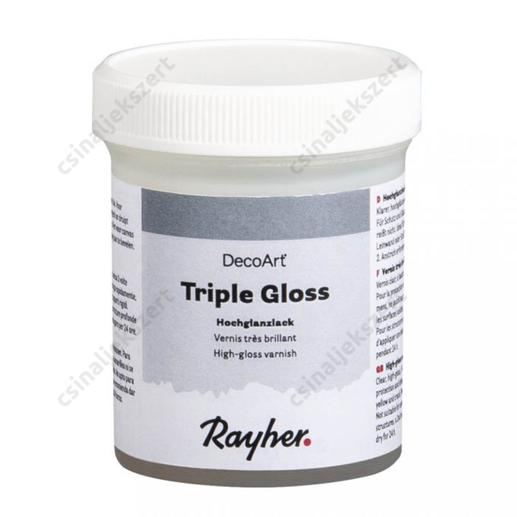 Triple Gloss vízbázisú vastag lakk 118 ml