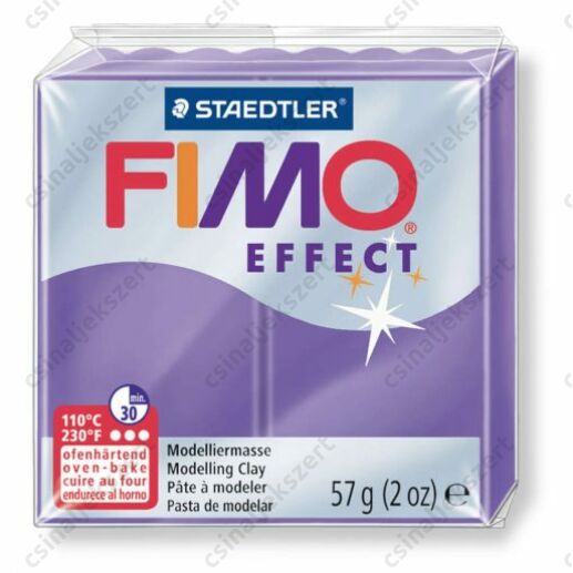Fimo Effect süthető gyurma 56g Áttetsző lila / Transparent purple 604