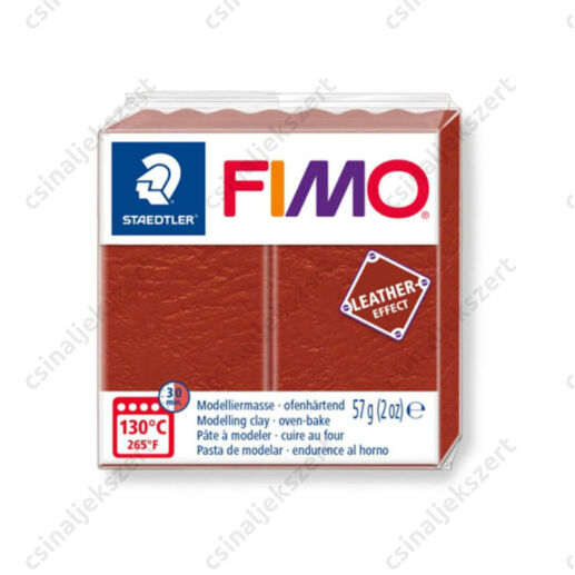 Fimo Leather süthető gyurma 56g Rozsda / Rust 749