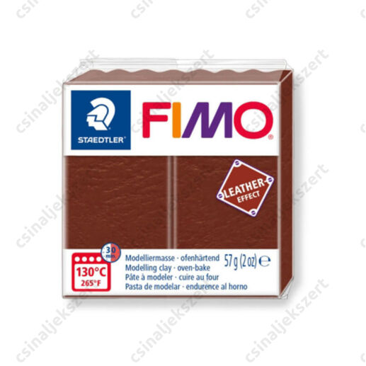 Fimo Leather süthető gyurma 56g Dió / Nut 779