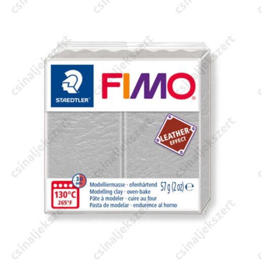 Fimo Leather süthető gyurma 56g Galambszürke / Dove grey 809