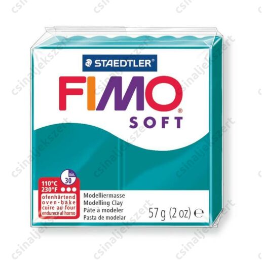 Fimo Soft süthető gyurma 56g Kékeszöld Teal Petrol 36