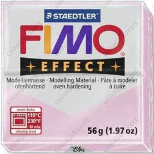 Fimo Effect süthető gyurma 56g Pasztell Rózsakvarc / Rose Quartz 206