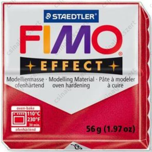 Fimo Effect süthető gyurma 56g Metál Rubin 28