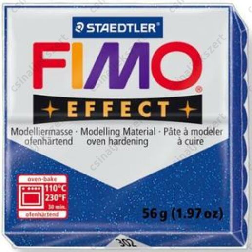 Fimo Effect süthető gyurma 56g Csillámos Kék 302