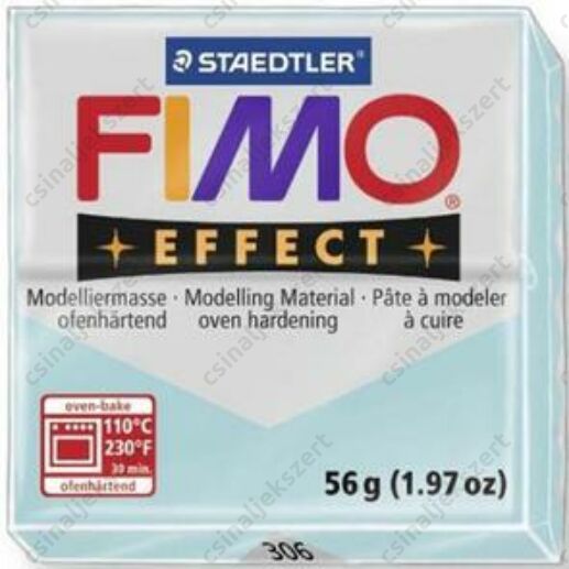 Fimo Effect süthető gyurma 56g Pasztell Jégkvarc / Blue Ice Quartz 306