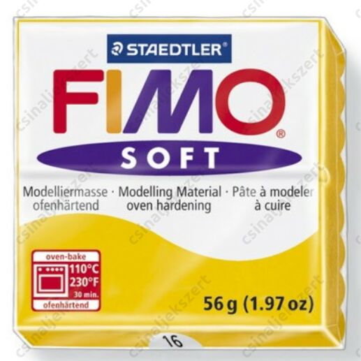 Fimo Soft süthető gyurma 56g Napsárga / Sunflower 16
