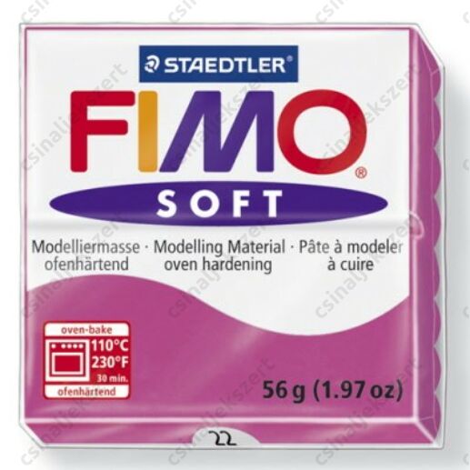 Fimo Soft süthető gyurma 56g Málna / Raspberry 22