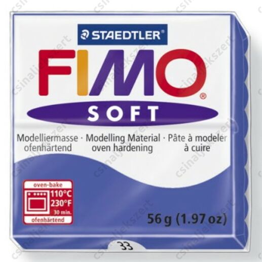 Fimo Soft süthető gyurma 56g Brillantkék /Brillant blue 33