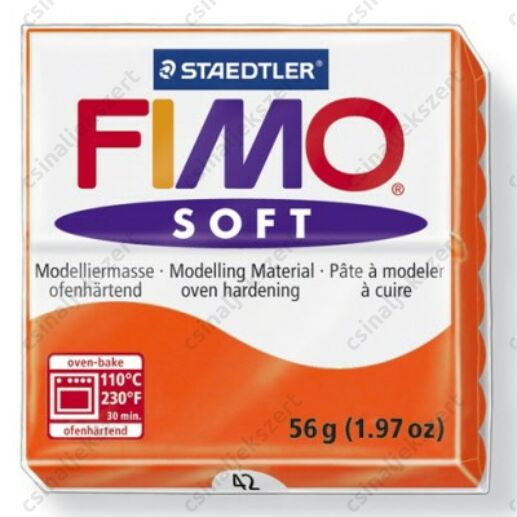 Fimo Soft süthető gyurma 56g Mandarin / Mandarine 42