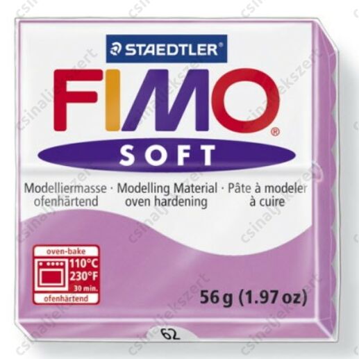 Fimo Soft süthető gyurma 56g Levendula / Lavender 62