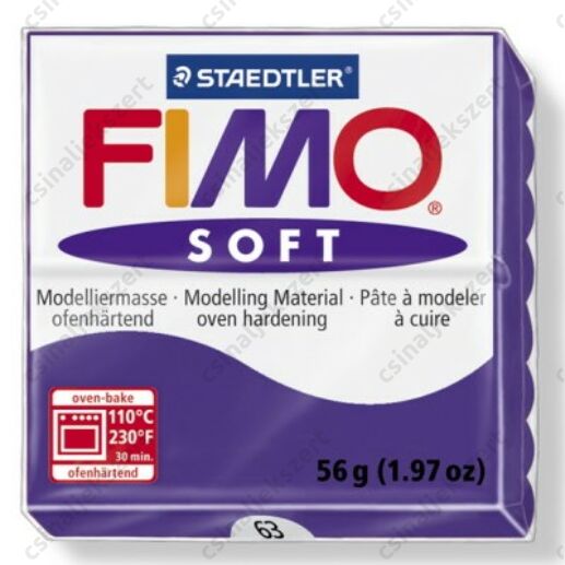 Fimo Soft süthető gyurma 56g Szilva / Plum 63