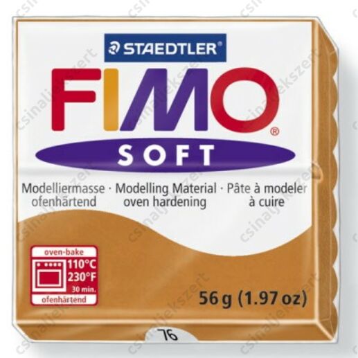 Fimo Soft süthető gyurma 56g Konyak / Cognac 76