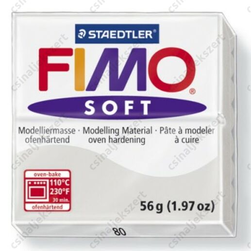 Fimo Soft süthető gyurma 56g Delfinszürke / Dolphin grey 80