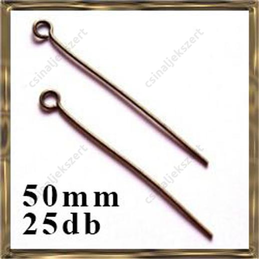 Antikolt bronz szemes szerelőpálca 50 mm