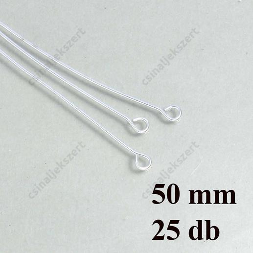25 db 50 mm Ezüstözött szemes szerelőpálca