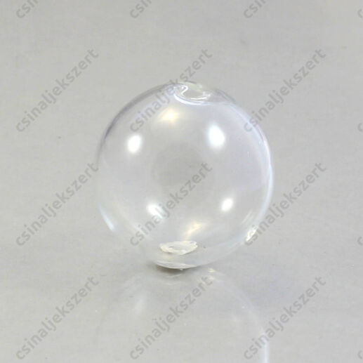 Fűzhető üveg gömb, üvegbúra 25 mm