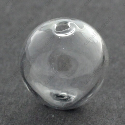 Üvegbúra, fűzhető üveg gömb 20 mm