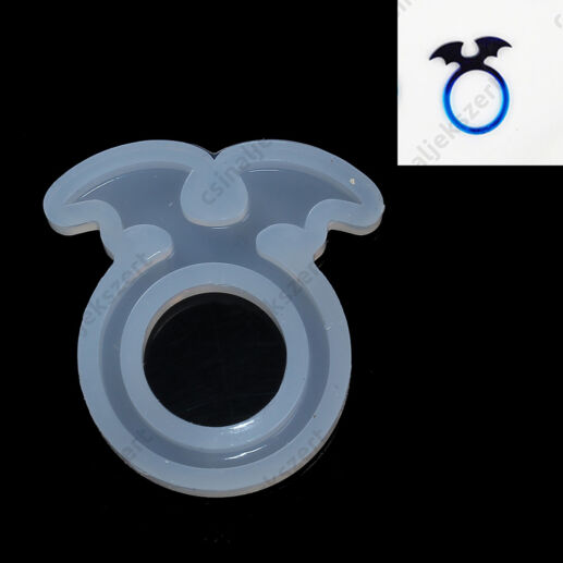 17 mm Denevérszárnyas gyűrű szilikon öntőforma