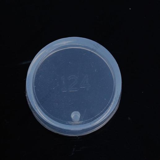 28 mm Kerek medál szilikon öntőforma